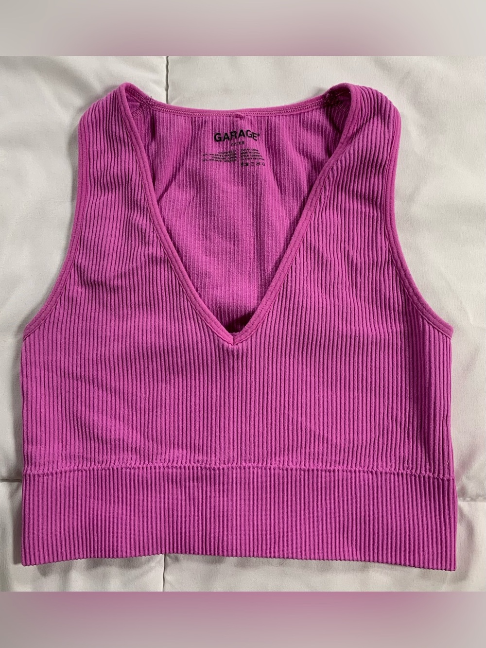 Preloved garage crop top size XS